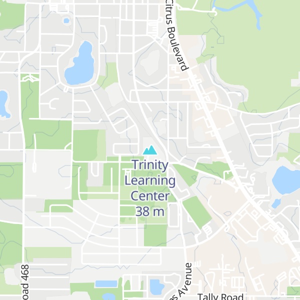Map of Trinity Learning Center