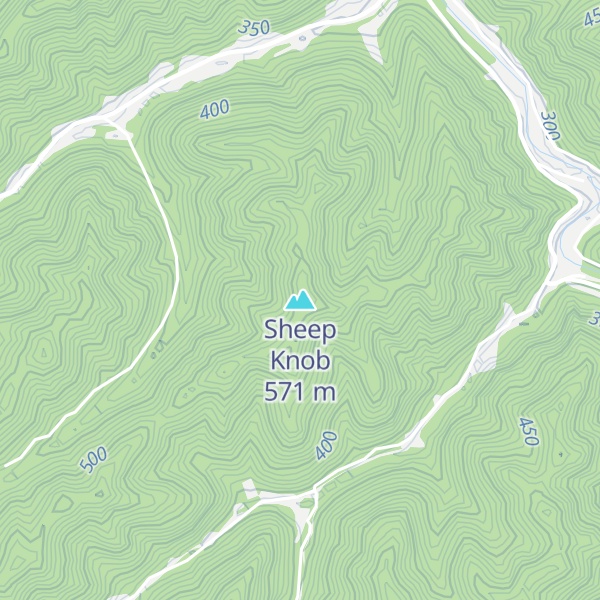 Map of Sheep Knob