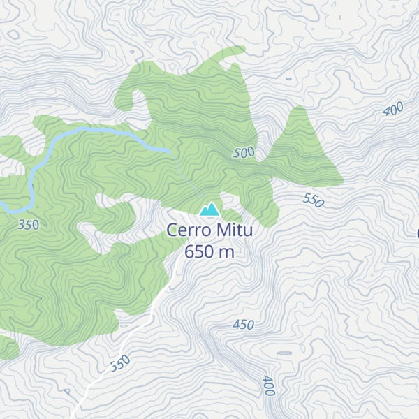 Map of Cerro Mitu