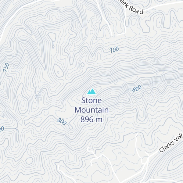 Map of Stone Mountain