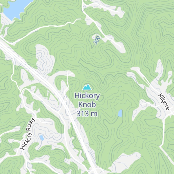 Map of Hickory Knob
