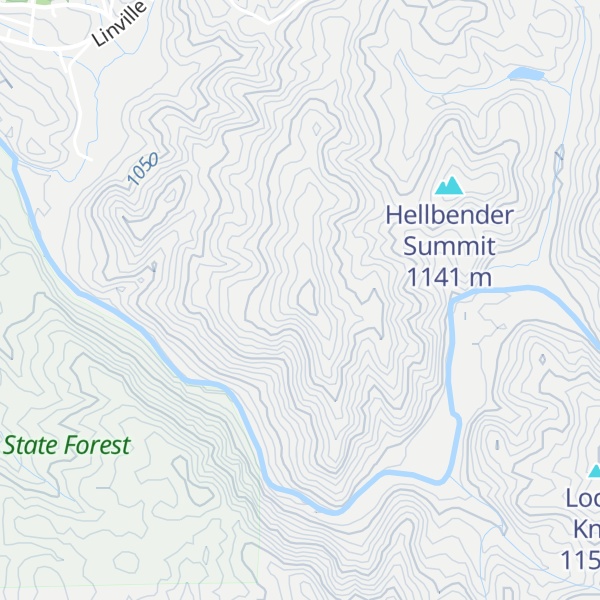 Map of Snakeden Mountain