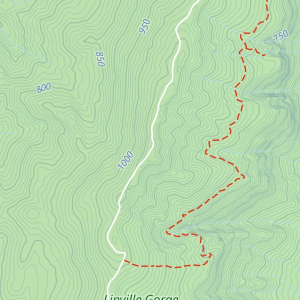 Map of Dogback Mountain