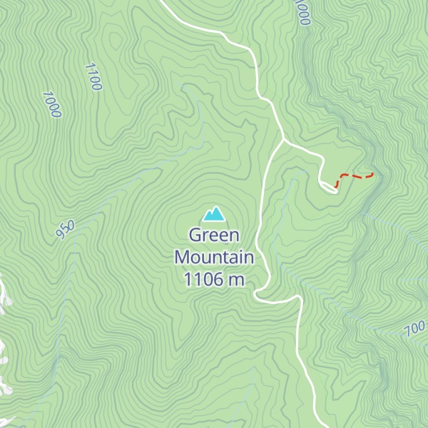 Map of Green Mountain