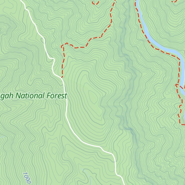 Map of Laurel Knob