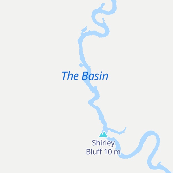 Map of Hich Bluff