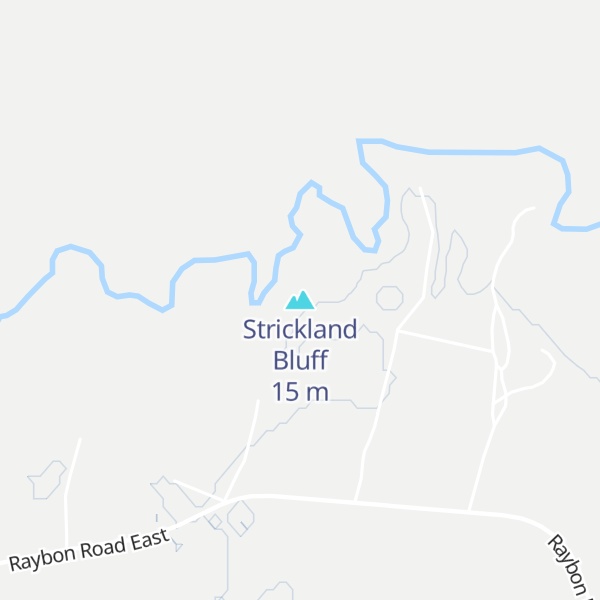 Map of Strickland Bluff