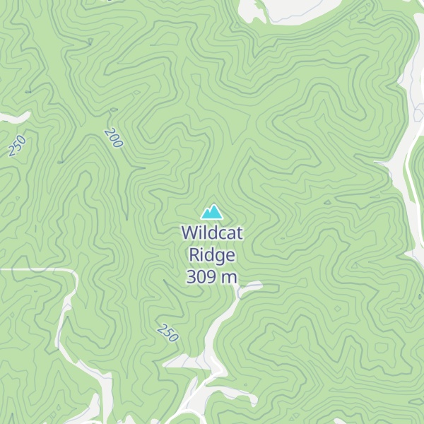 Map of Wildcat Ridge