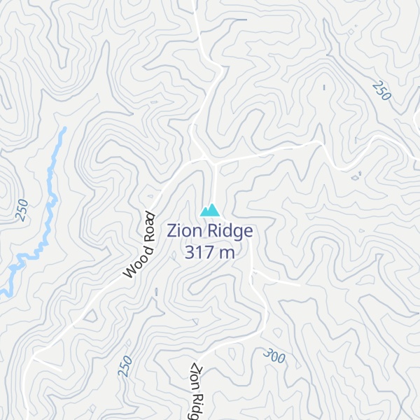 Map of Zion Ridge