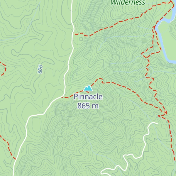 Map of Pinnacle