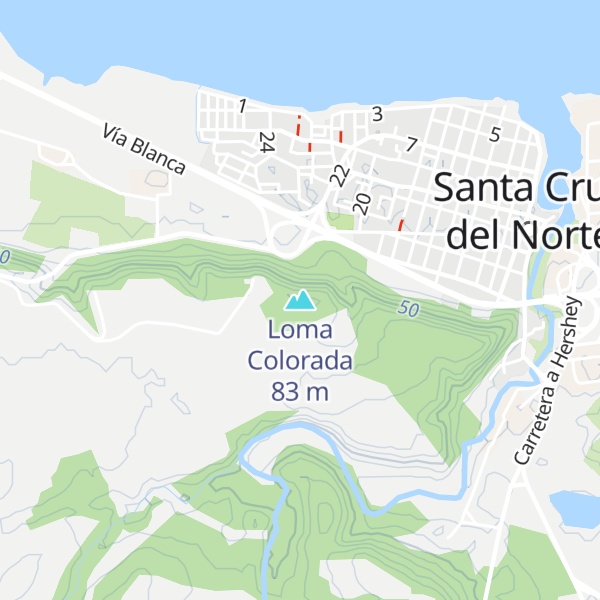 Map of Loma Colorada