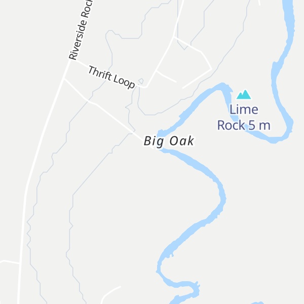 Map of Oquin Bluff