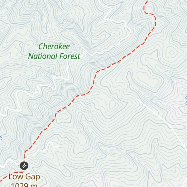 Map of Locust Pole Knob