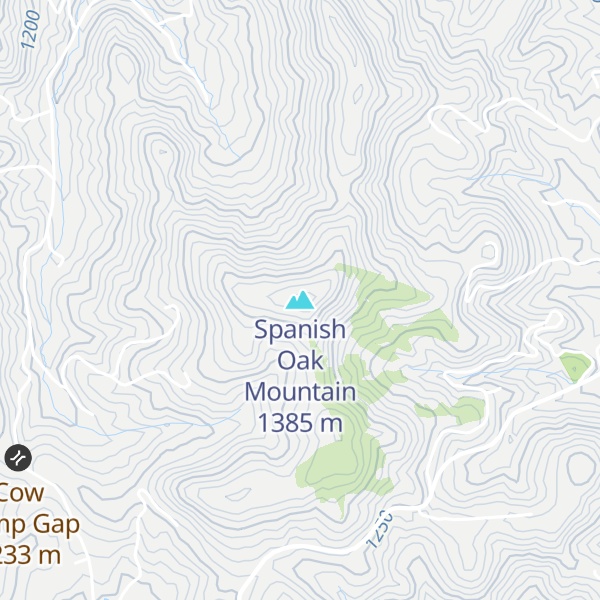 Map of Spanish Oak Mountain