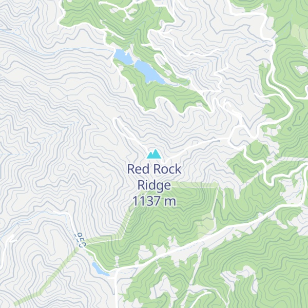 Map of Red Rock Ridge
