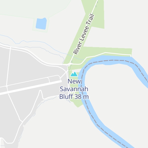 Map of New Savannah Bluff