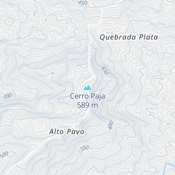 Map of Cerro Paja