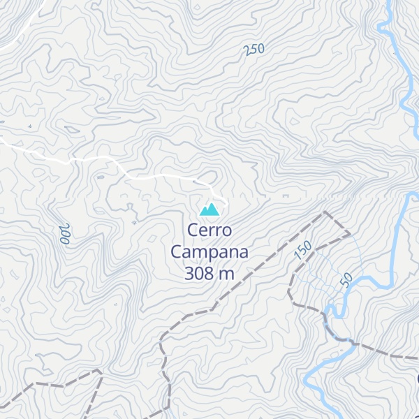 Map of Cerro Campana