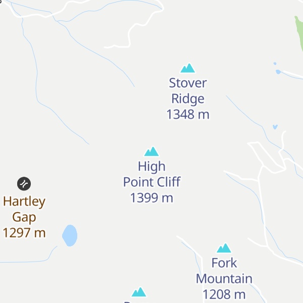 Map of High Point Cliff