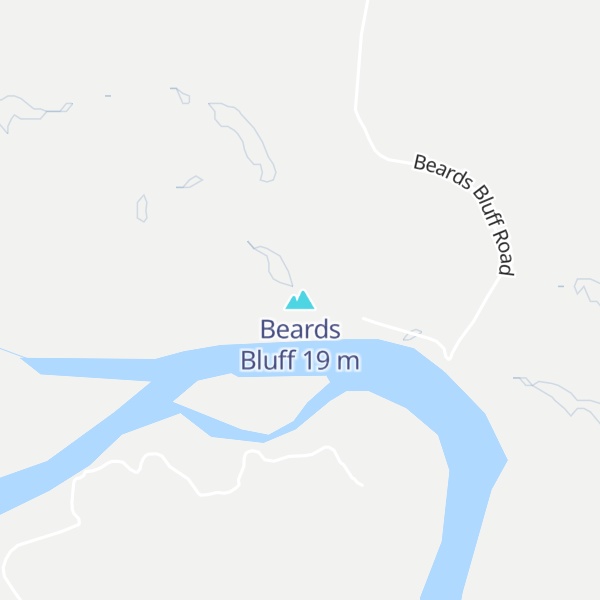 Map of Beards Bluff