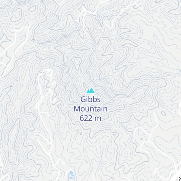 Map of Gibbs Mountain