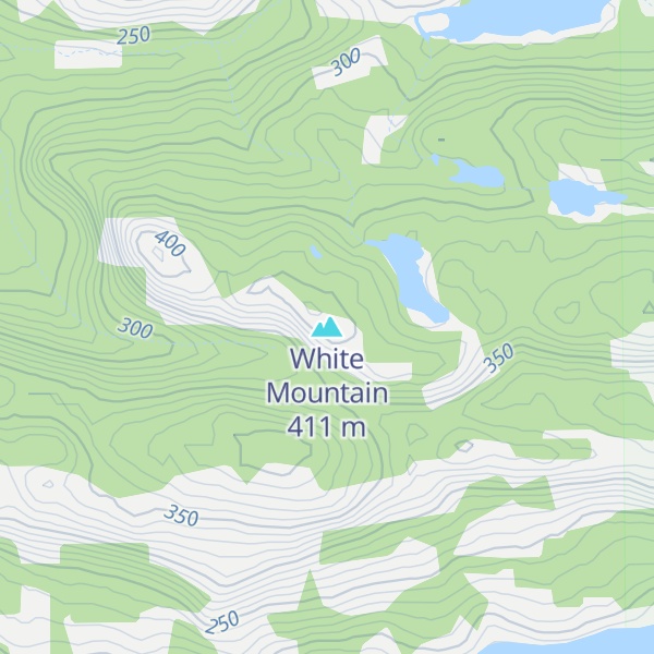 Map of White Mountain