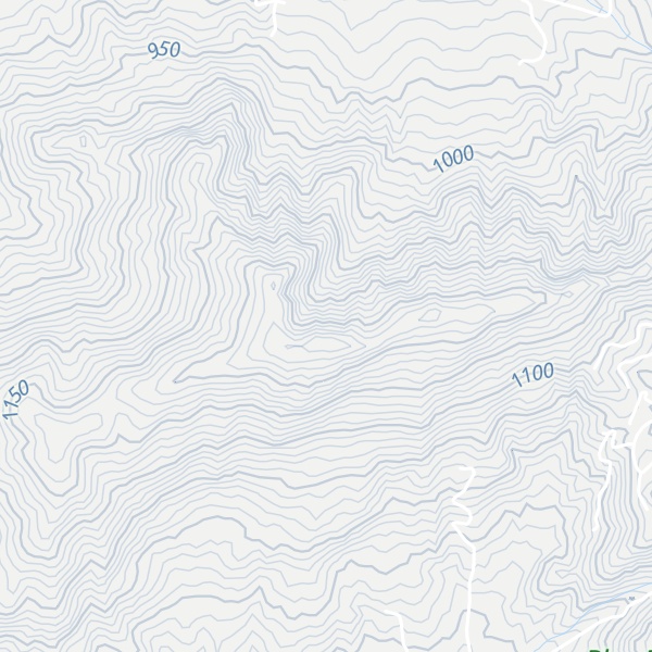 Map of Doe Hill Mountain