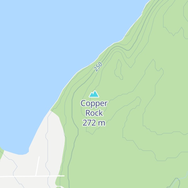 Map of Copper Rock