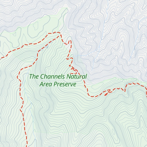 Map of Middle Knob
