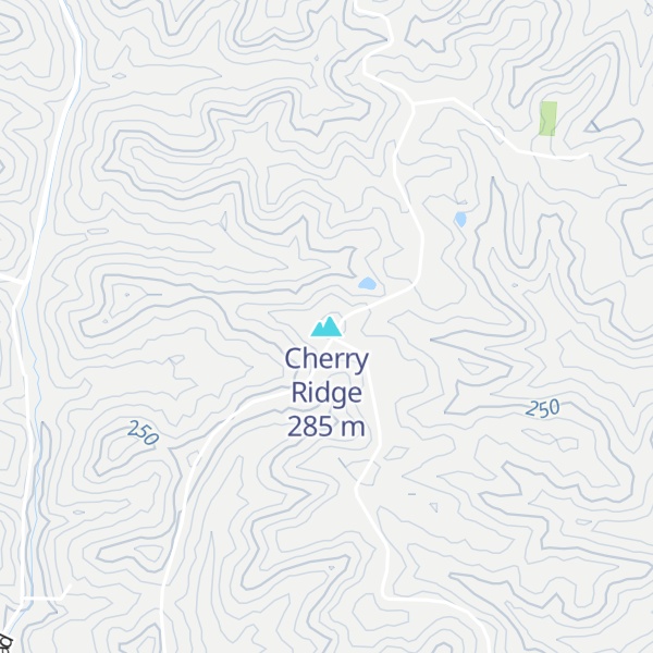Map of Cherry Ridge