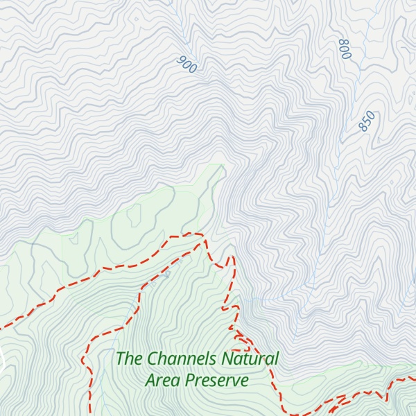 Map of Potato Hill Knob