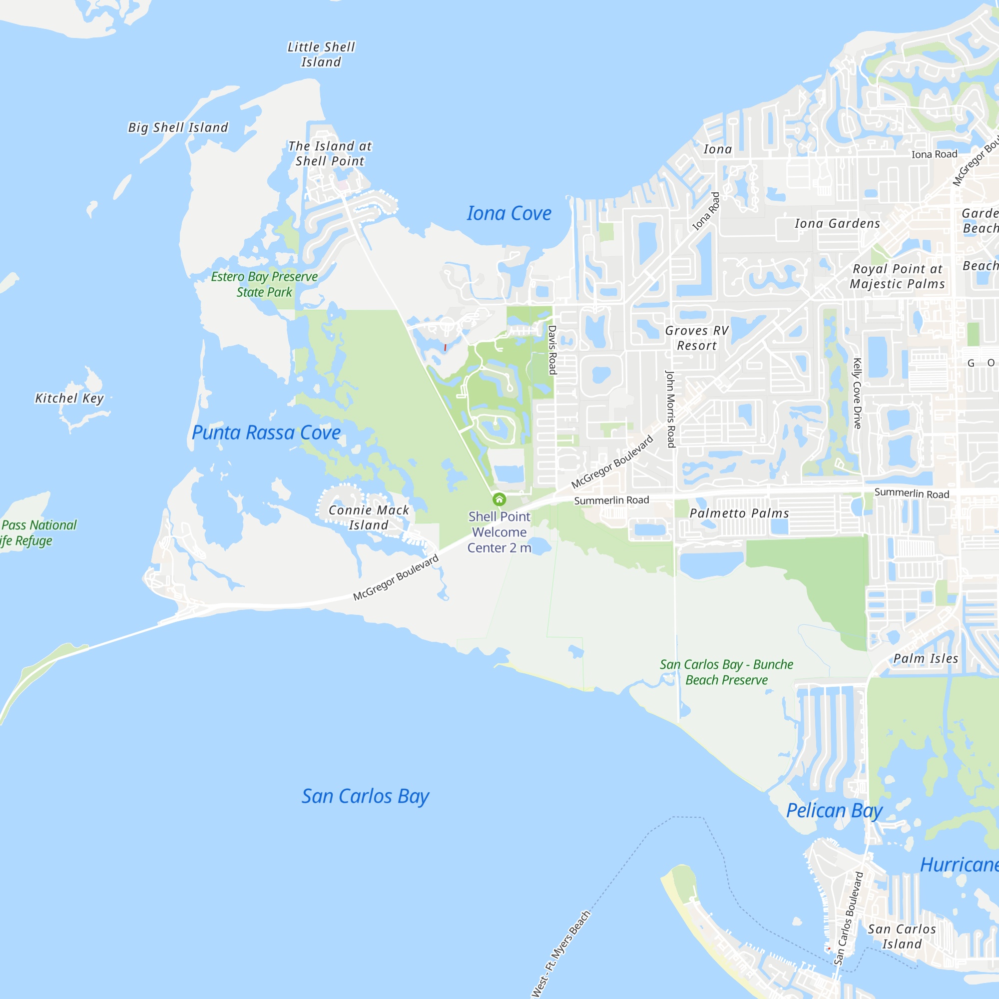 Shell Point Welcome Center map