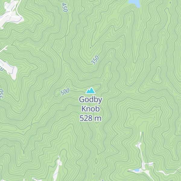 Map of Godby Knob