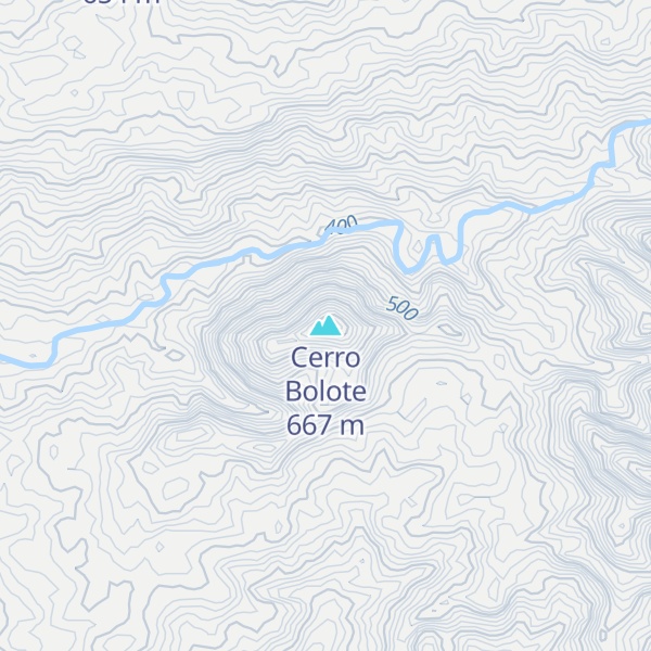 Map of Cerro Bolote