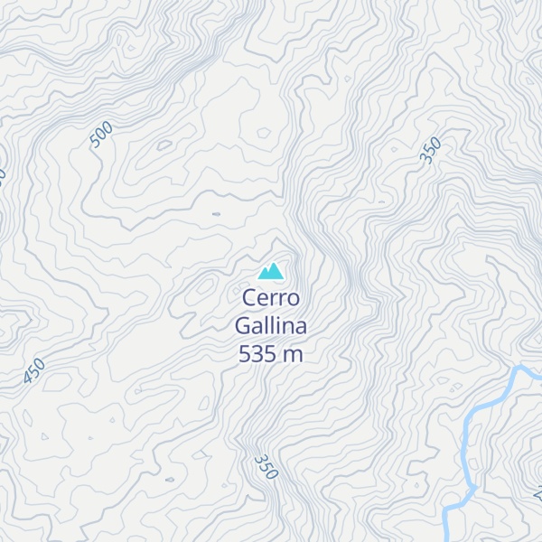 Map of Cerro Gallina