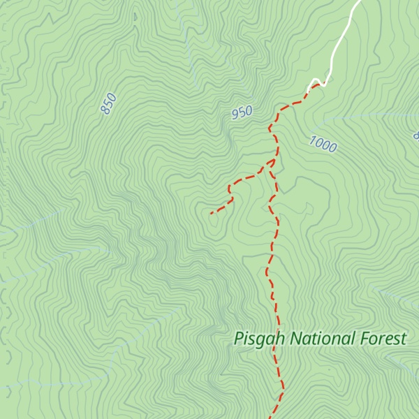 Map of Dobson Knob