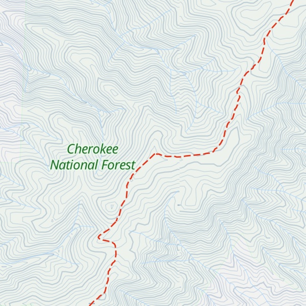 Map of Huckleberry Ridge