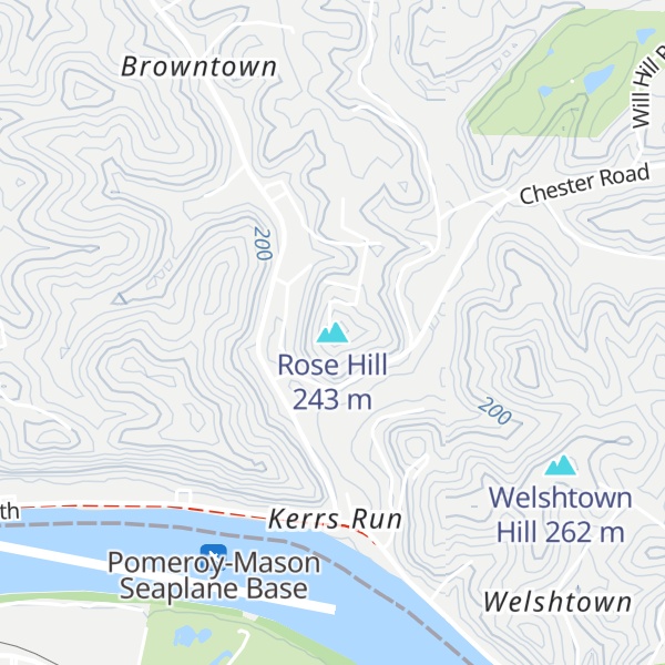 Map of Rose Hill
