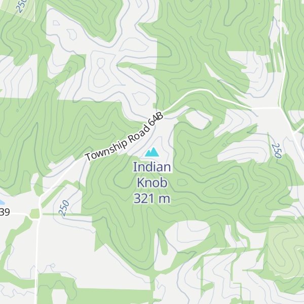 Map of Indian Knob
