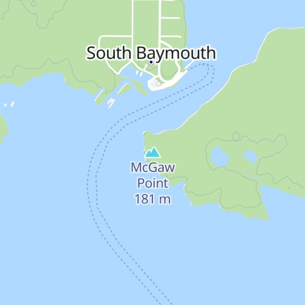 Map of McGaw Point
