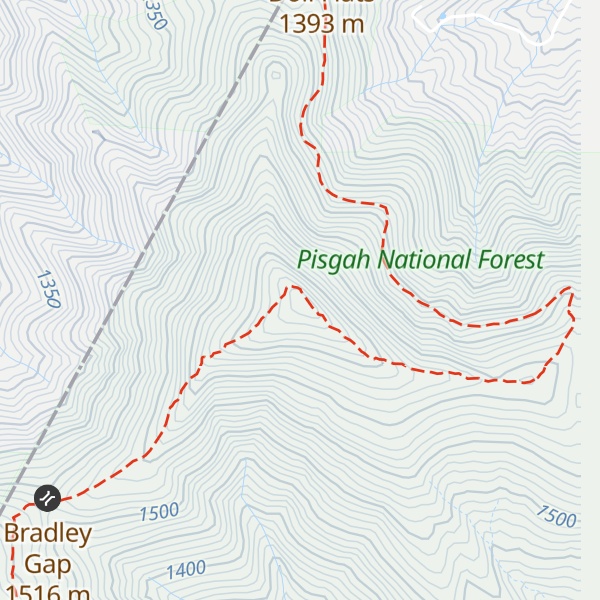 Map of Hump Mountain