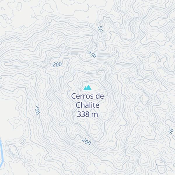 Map of Cerros de Chalite
