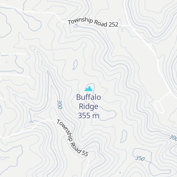 Map of Buffalo Ridge