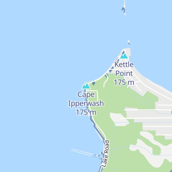 Map of Cape Ipperwash