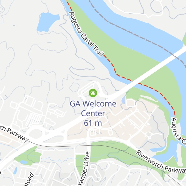 Map of GA Welcome Center