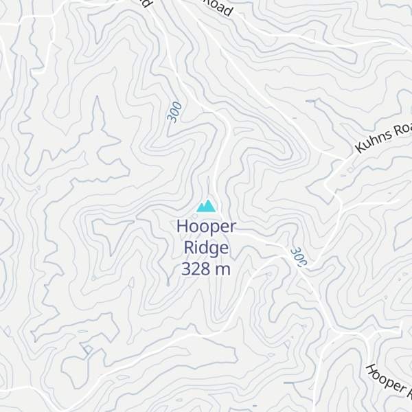 Map of Hooper Ridge