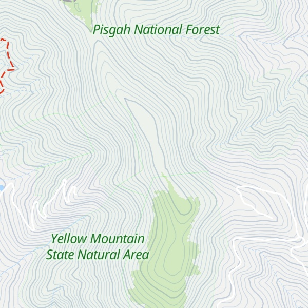 Map of Big Yellow Mountain