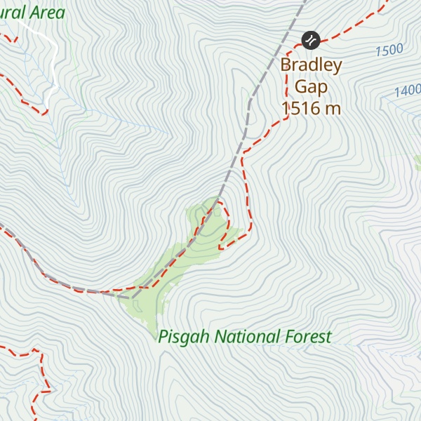 Map of Little Hump Mountain