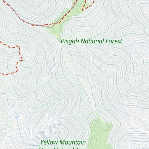 Map of Chestnut Flat Ridge