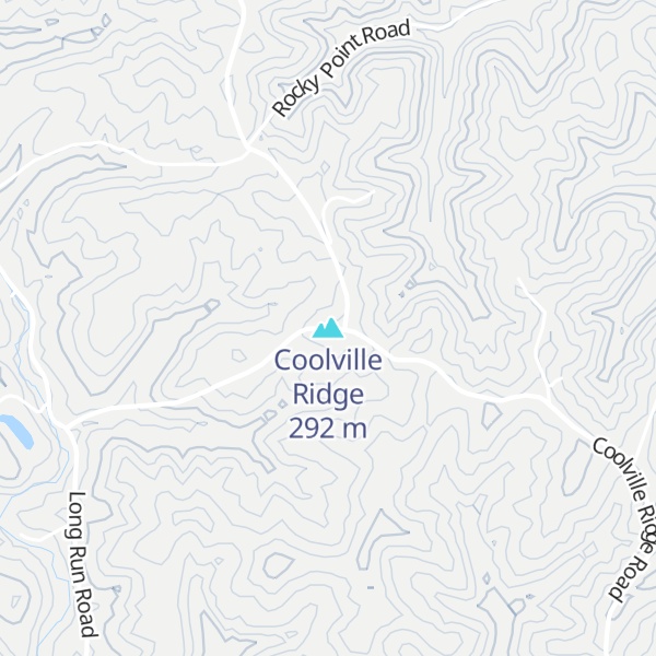 Map of Coolville Ridge